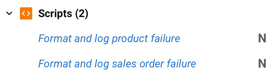 scripts single reference