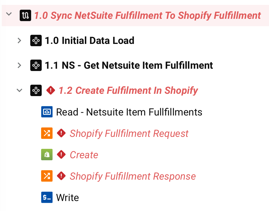 invalid workflow components
