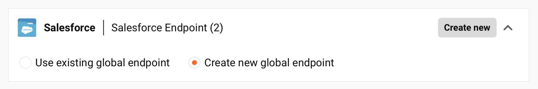 create new global endpoint