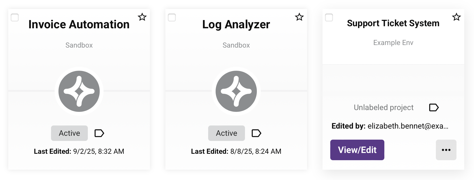 vista de tarjeta volteada recortada