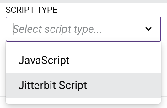script type