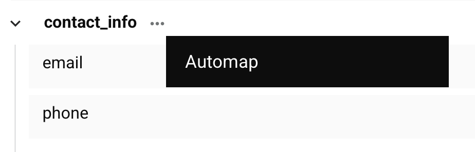 Node automapping option