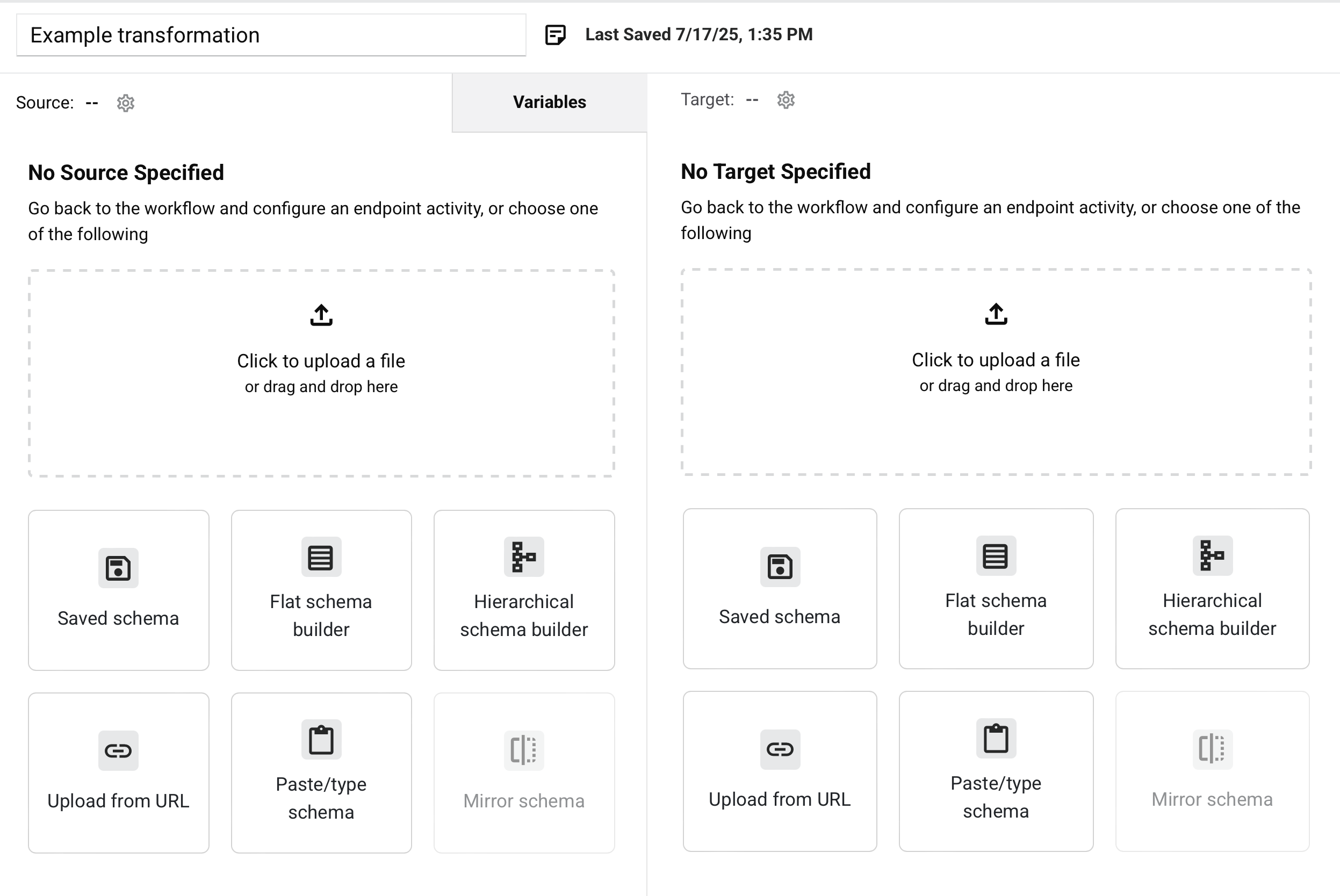 transformation empty