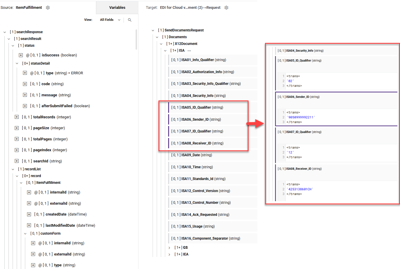 Example transformation expanded