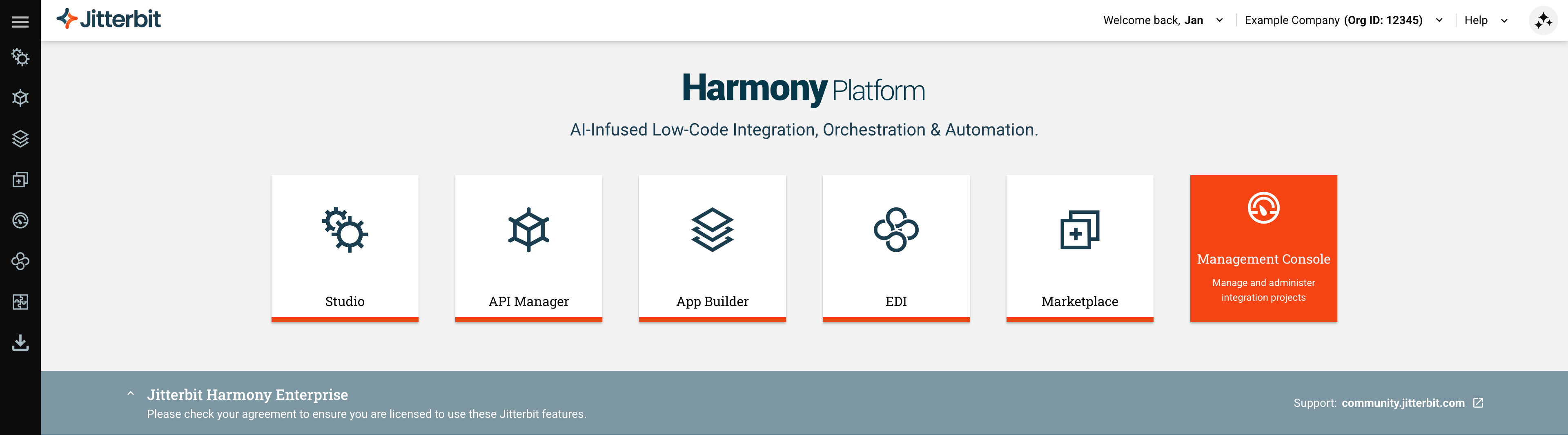 tiles Management Console