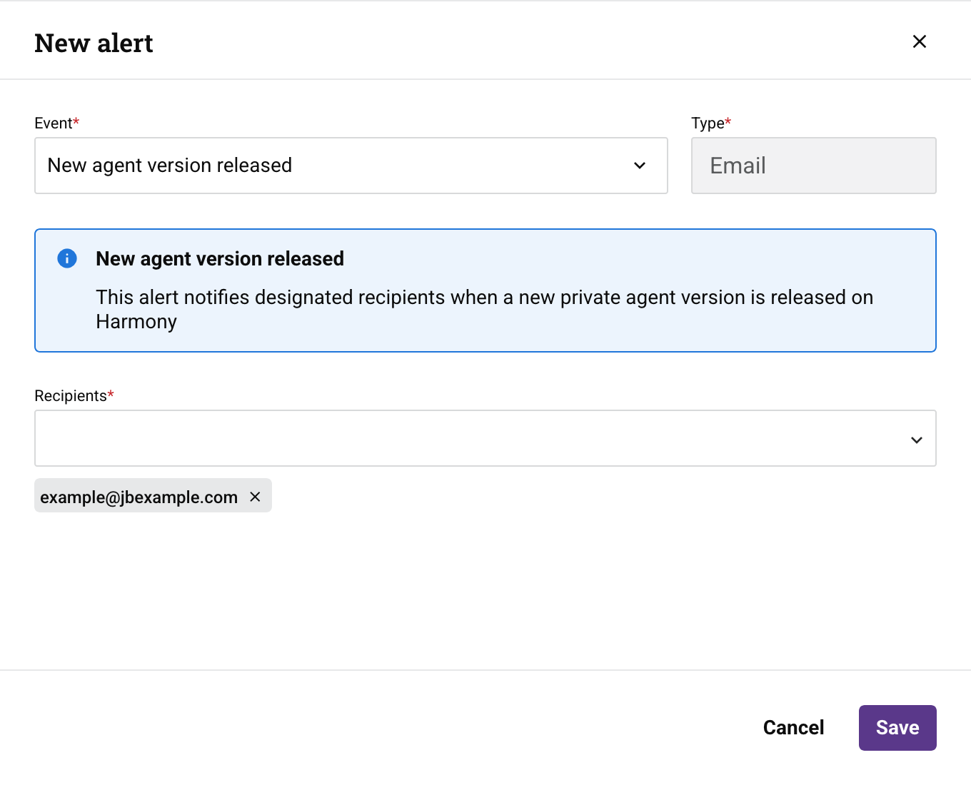 New agent version released