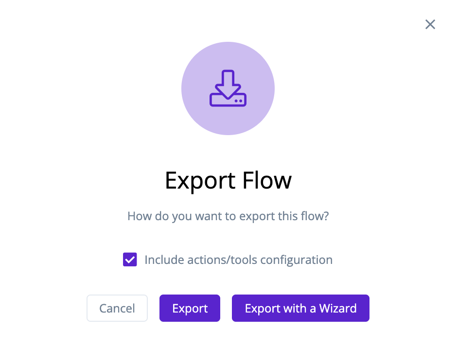 export a flow 2